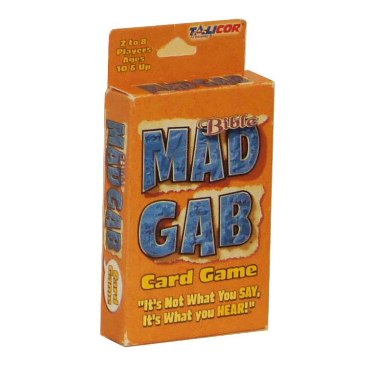 Bible Mad Gab Card Game Box