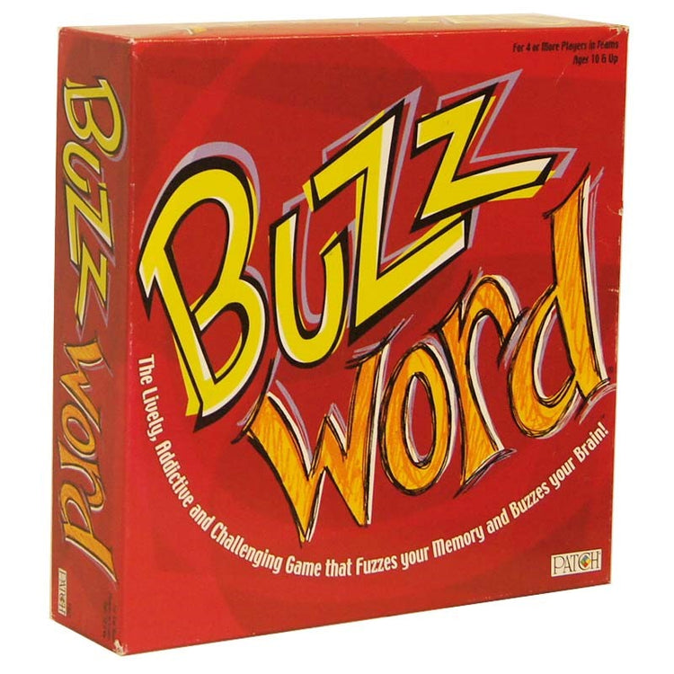 Buzz Word Board Game Box