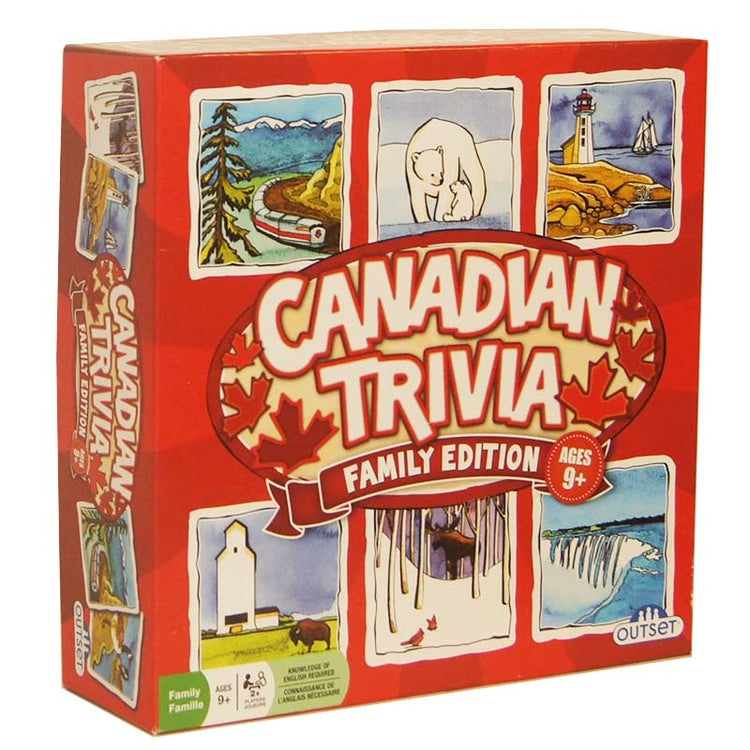 Canadian Trivia Family Edition Board Game Box