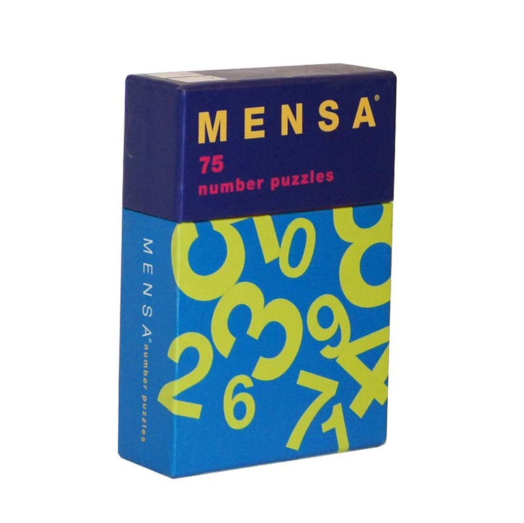 Mensa Number Puzzles Card Game Box