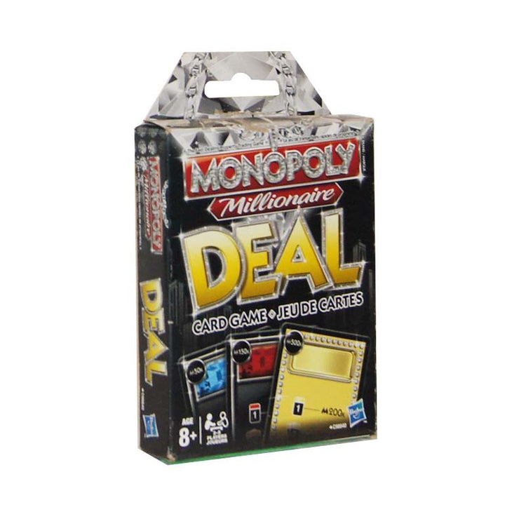 Monopoly Millionaire Deal Card Game Box