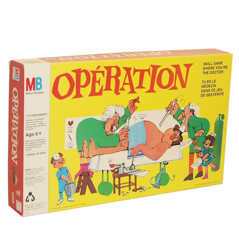 Operation Board Game Box