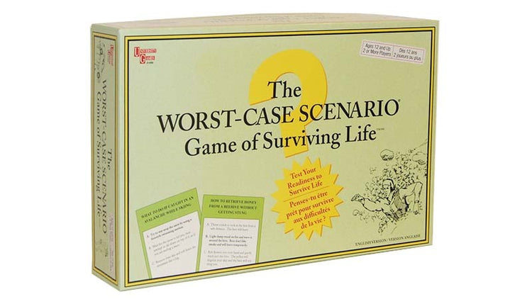 The Worst-Case Scenario Game of Surviving Life Board Game Box