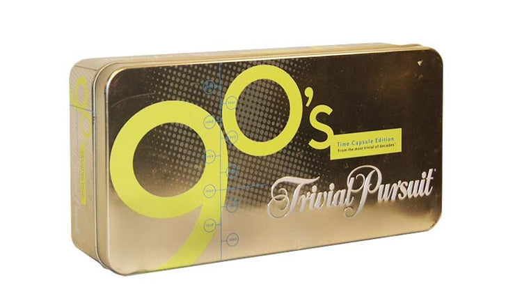 Trivial Pursuit 90s Time Capsule Edition Board Game Box