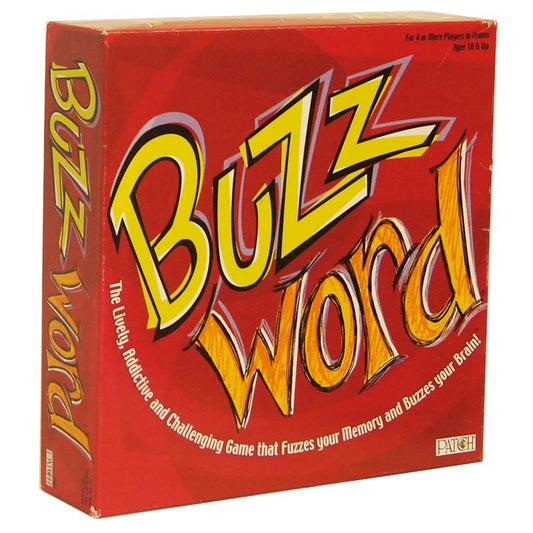 Buzz Word Board Game Box
