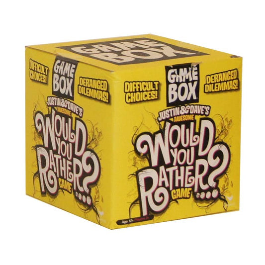 Justin & Dave's Awesome Would You Rather? Game Box