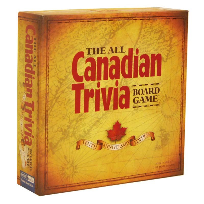 The All Canadian Trivia Board Game Box