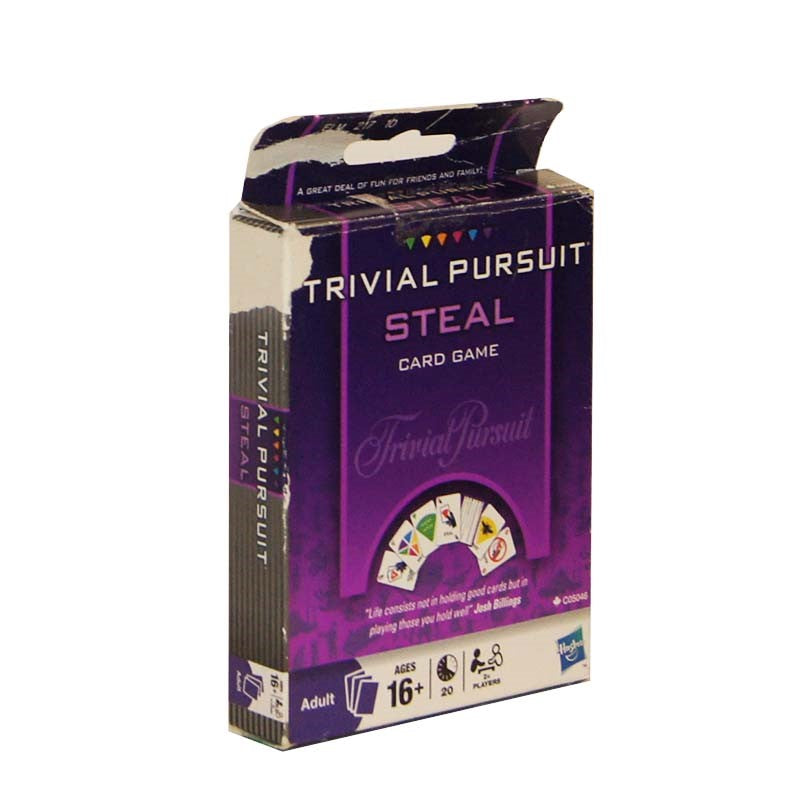 Trivial Pursuit Steal Card Game Box