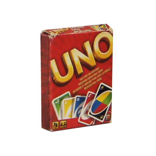Uno Card Game Box